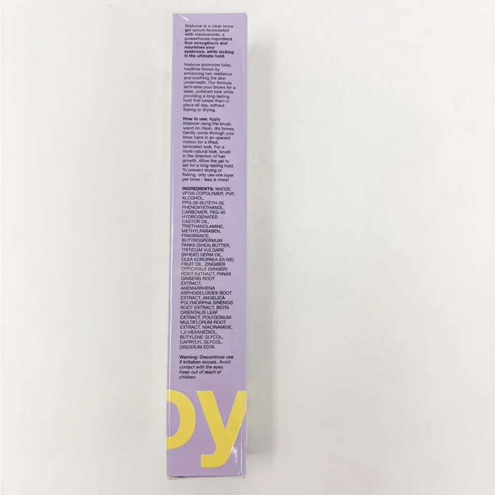 NEW Toy Factory Nia Clear Brow Gel with Niacinamide, Brand new MSRP $24